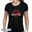 Jurassic Park - T-shirt femme Logo noir