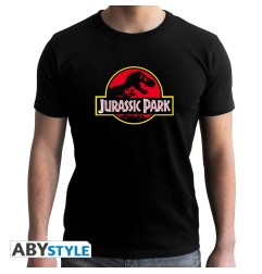 Jurassic Park - Tshirt Logo homme MC black- new fit