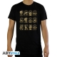 Saint Seiya - T-shirt 12 Armures d'Or noir