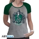 Harry Potter - T-shirt femme Serpentard gris & vert - premium