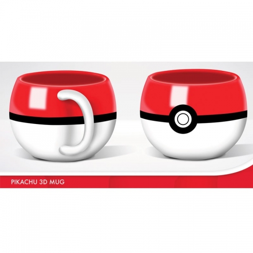 Pokemon - Mug 3D Pokemon POKEBALL