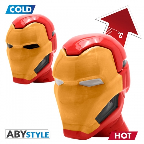 Marvel - Mug 3D Heat Change Iron Man