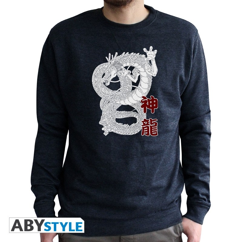 Dragon Ball - Sweat vintage - Shenron homme used navy