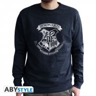 Harry Potter - Sweat homme  vintage Poudlard used navy