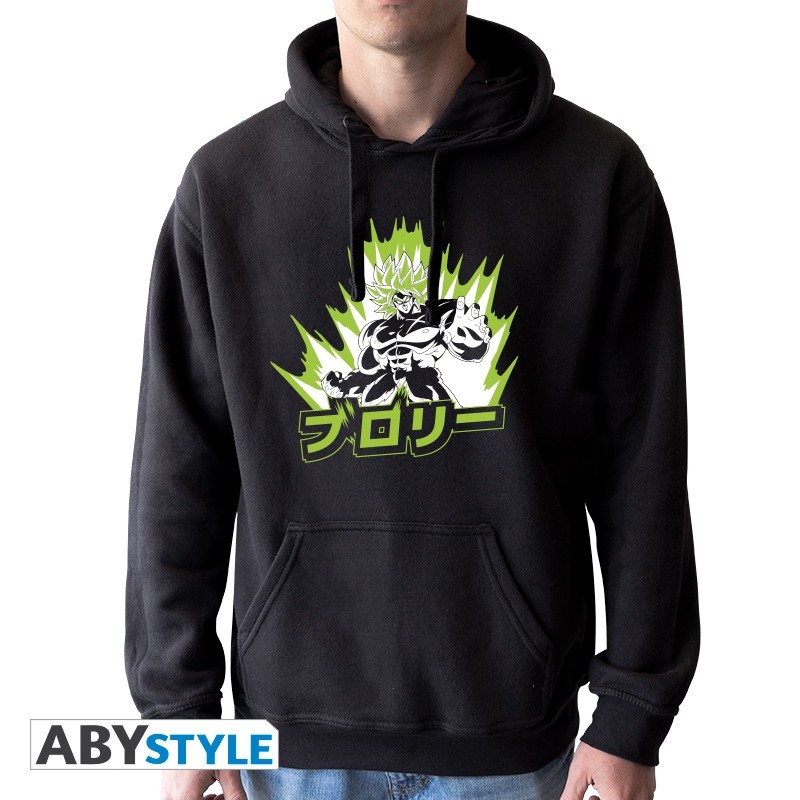 Dragon Ball Broly - Sweat - Broly homme sans zip black Dragon Ball Broly - Sweat - Broly homme sans zip black