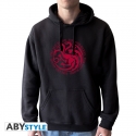 Game Of Thrones - Sweat homme Targaryen sans zip black