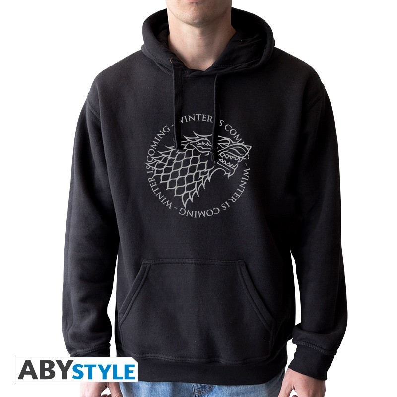 Game Of Thrones - Sweat - Stark homme sans zip black