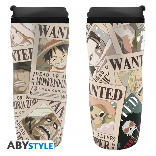 One Piece - Mug de voyage Wanted