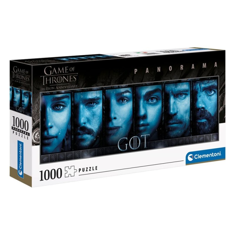 Game Of Thrones - Game of Thrones Panorama puzzle Faces (1000 pièces)