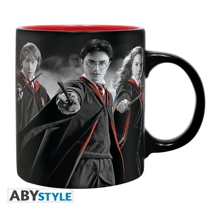 Harry Potter - Mug - 320 ml - Harry, Ron, Hermione - avec boîte x2