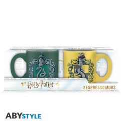 Harry Potter - Set 2 mugs à espresso - 110 ml - Serpent. & Pouf. x2