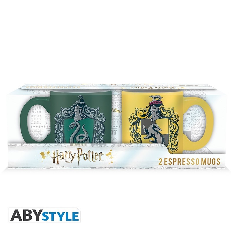 Harry Potter - Set 2 mugs à espresso - 110 ml - Serpent. & Pouf. x2