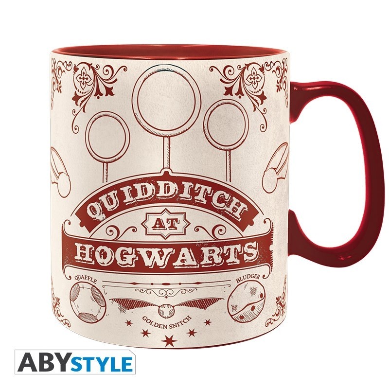Harry Potter - Mug - 460 ml - Quidditch - boîte x2