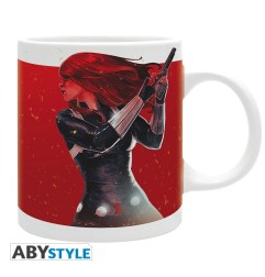 Marvel - Mug - 320 ml - Black Widow enflammée - subli - x2