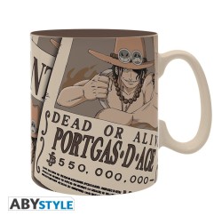 One Piece - Mug - 460 ml - Wanted Ace - avec boîtex2