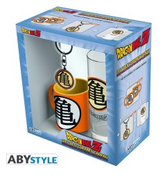 Dragon Ball - Pck Verre 29cl + Keyring + Mini Mug Kame Symbol