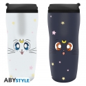 Sailor Moon - Mug de voyage Luna & Artemis