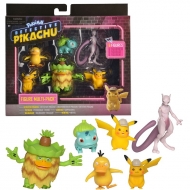 Detective Pikachu - Pack de 6 figurines 3 à 8 cm