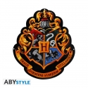 Harry Potter - Plaque métal Poudlard (28x32)