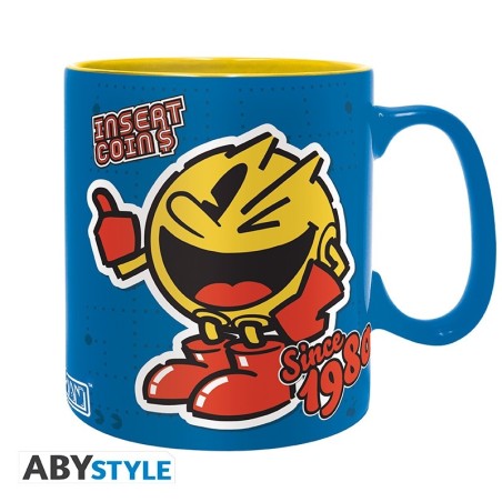 Pac -MAN - Mug - 460 ml - Rétro -  avec boîte x2