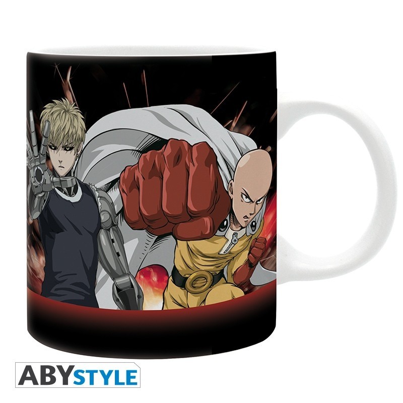 One Punch Man - Mug - 320 ml - Saitama & Genos - subli -avec boîte x2