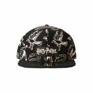 Harry Potter - Casquette Snapback Heraldic Animals BW