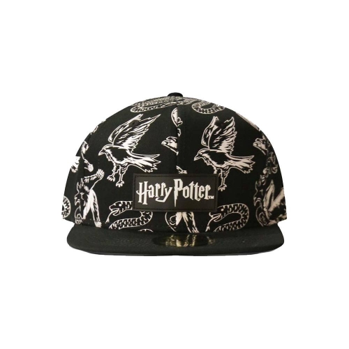 Harry Potter - Casquette Snapback Heraldic Animals BW