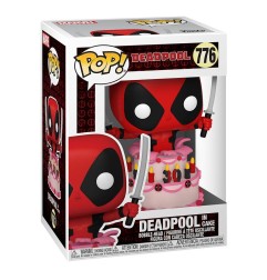 Marvel - Deadpool 30th Anniversary Figurine POP! Vinyl Deadpool in Cake 9 cm