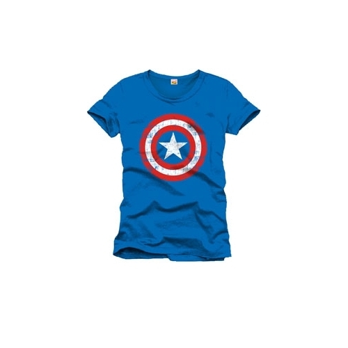 Marvel - Captain America T-Shirt Shield Logo cobalt