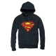 Superman - Sweat à capuche Logo noir