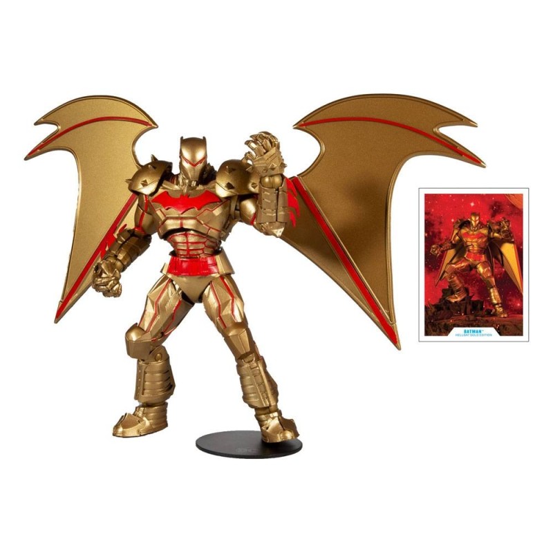 DC Comics - DC Multiverse figurine Batman Hellbat Suit (Gold Edition) 18 cm