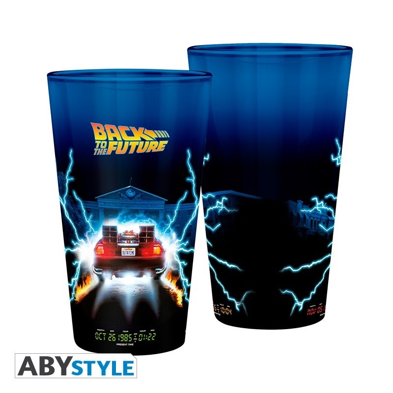 Retour Vers Le Futur - Verre XXL - 400 ml - DeLorean - x2