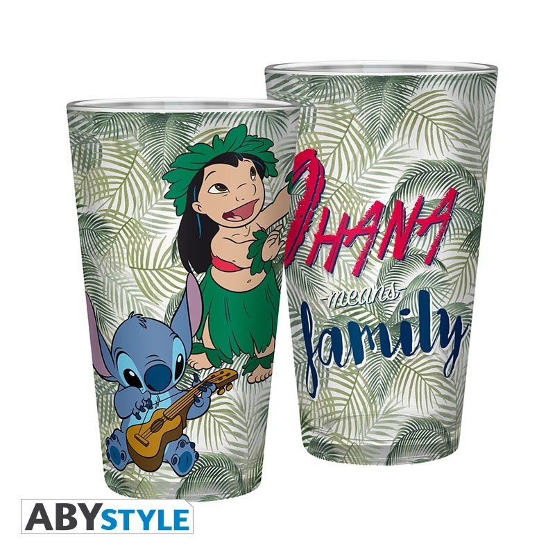 Disney - Verre XXL - 400 ml - Lilo & Stitch - x2 Disney - Verre XXL - 400 ml - Lilo & Stitch - x2