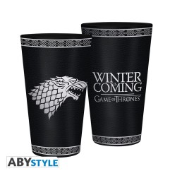 Game Of Thrones - Verre XXL - 400 ml - Stark - Foil x2