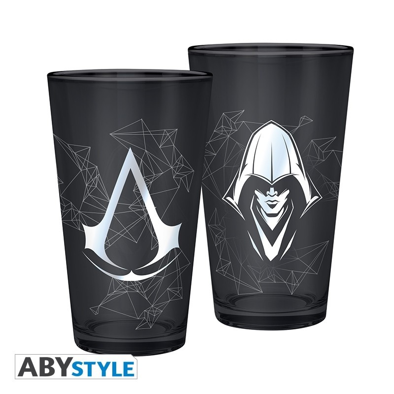 Assassin's Creed - Verre XXL - 400 ml - Assassin - Foil x2