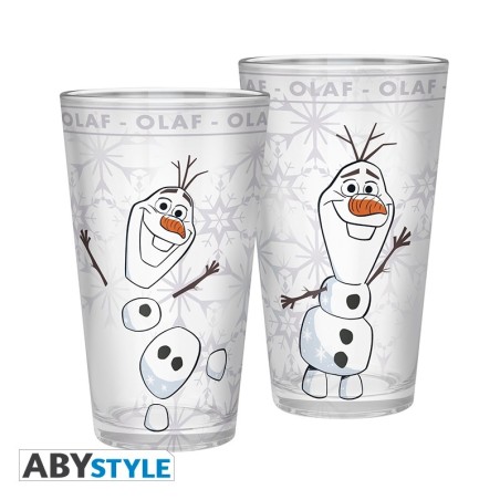 Disney - Verre XXL - 400 ml - Reine des Neiges 2 Olaf - x2
