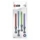 Star Wars - Pack 4 stylos à bille à encre gel Sabre Laser