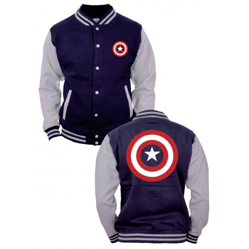 Captain America - Veste Baseball Shield Logo