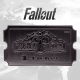 Fallout - Réplique Ticket Nuka World (plaqué argent)