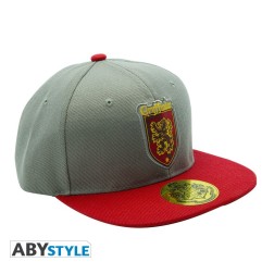 Harry Potter - Casquette snapback- Gris & Rouge - Gryffondor