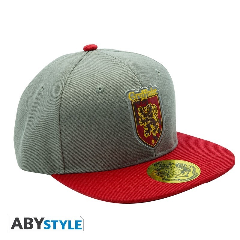 Harry Potter - Casquette snapback- Gris & Rouge - Gryffondor Harry Potter - Casquette snapback- Gris & Rouge - Gryffondor