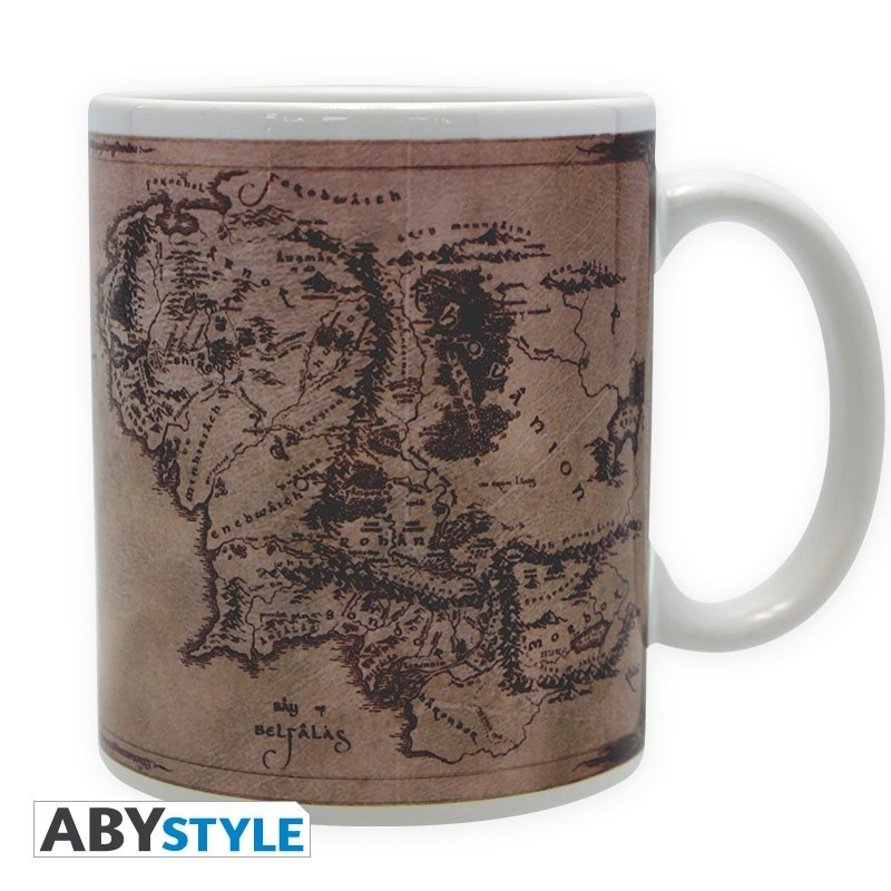 Lord Of The Rings - Mug - 320 ml - Carte - subli - avec boîtex2