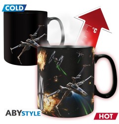 Star Wars - Mug Heat Change - 460 ml - Space Battle - avec boîte x2