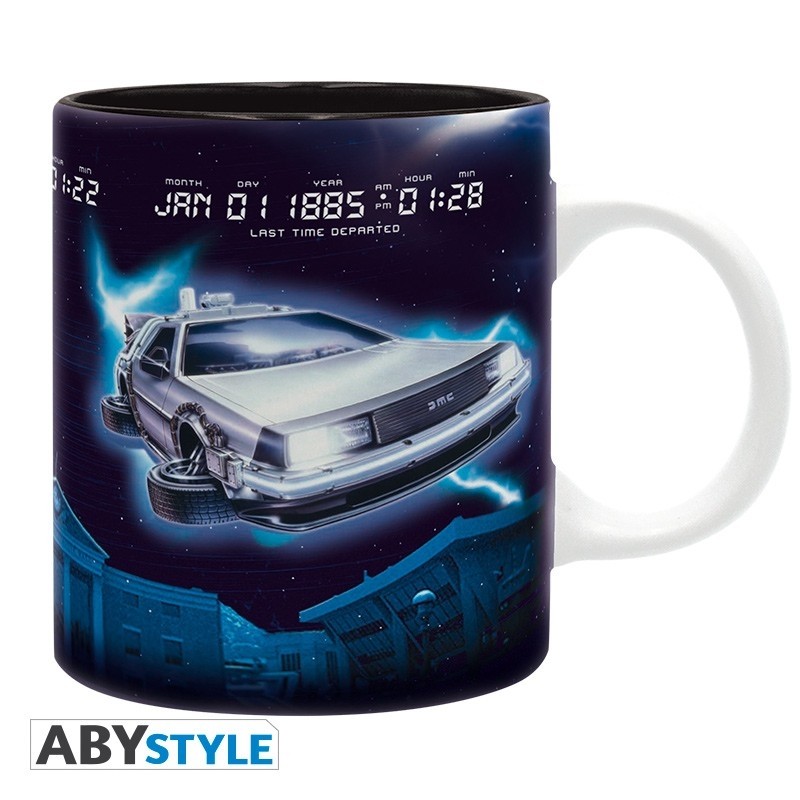 Retour Vers Le Futur - Mug - 320 ml - Delorean - subli -avec boîte x2