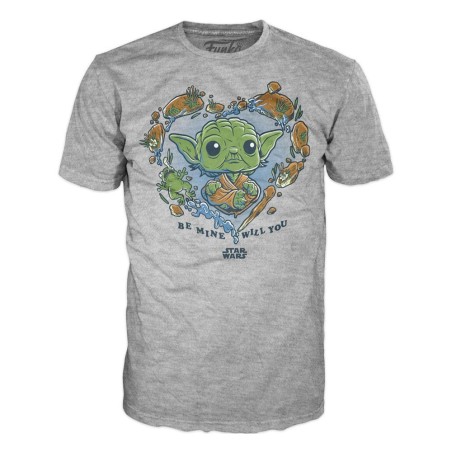 Star Wars - Loose POP! Tees T-Shirt Be Mine Yoda 