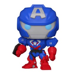 Marvel - Mech Figurine POP! Vinyl Captain America 9 cm