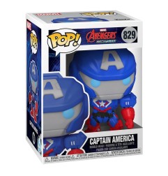 Marvel Mech - Figurine POP! Captain America 9 cm