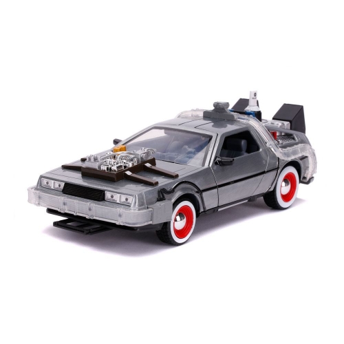 Retour vers le Futur III - Réplique métal DeLorean Time Machine 1/24 Hollywood Rides