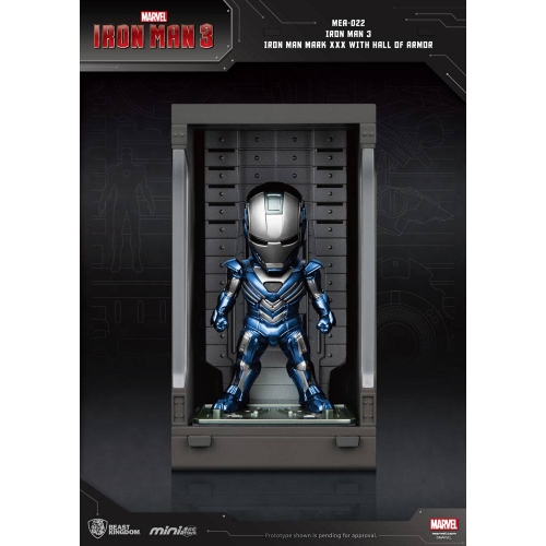 Iron Man 3 - Figurine Mini Egg Attack Hall of Armor Iron Man Mark XXX 8 cm