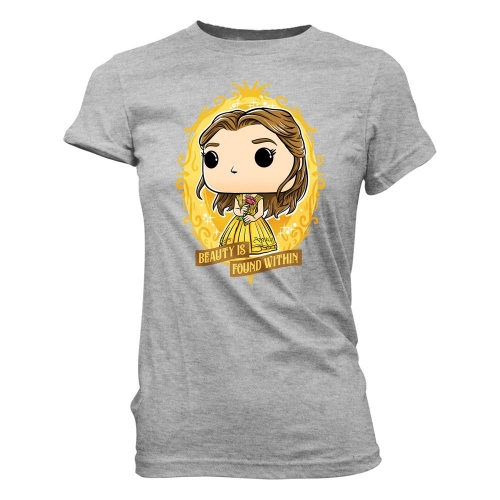 Disney - T-Shirt Loose POP! Tees Belle In Crest